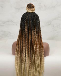 NeatandSleek  ombre box braided wig